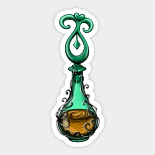 Green Magic Bottle Sticker